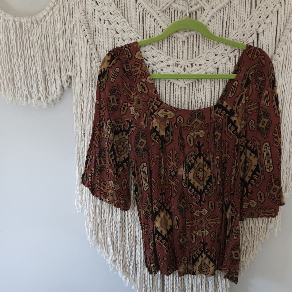 CHASER | Blouse | Brown | Large